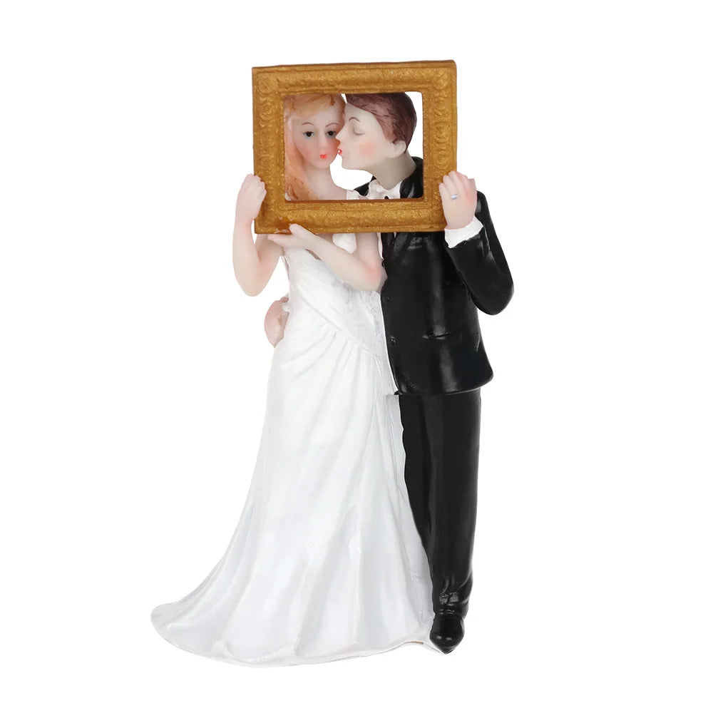 16 types Synthetic Resin Bride&Groom Couple Cake Topper Wedding Decoration Figurine Gift Valentine's Day Engagement Decor