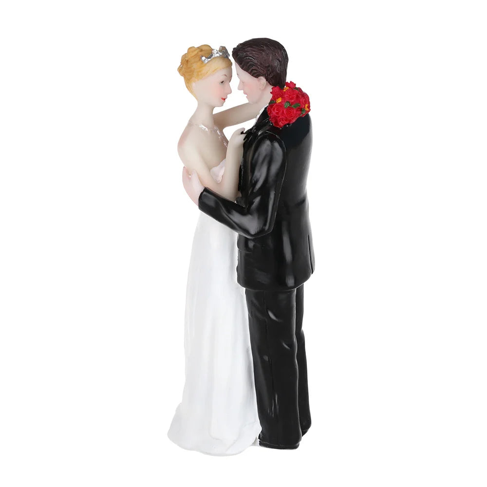 16 types Synthetic Resin Bride&Groom Couple Cake Topper Wedding Decoration Figurine Gift Valentine's Day Engagement Decor
