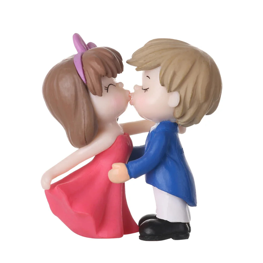 16 types Synthetic Resin Bride&Groom Couple Cake Topper Wedding Decoration Figurine Gift Valentine's Day Engagement Decor