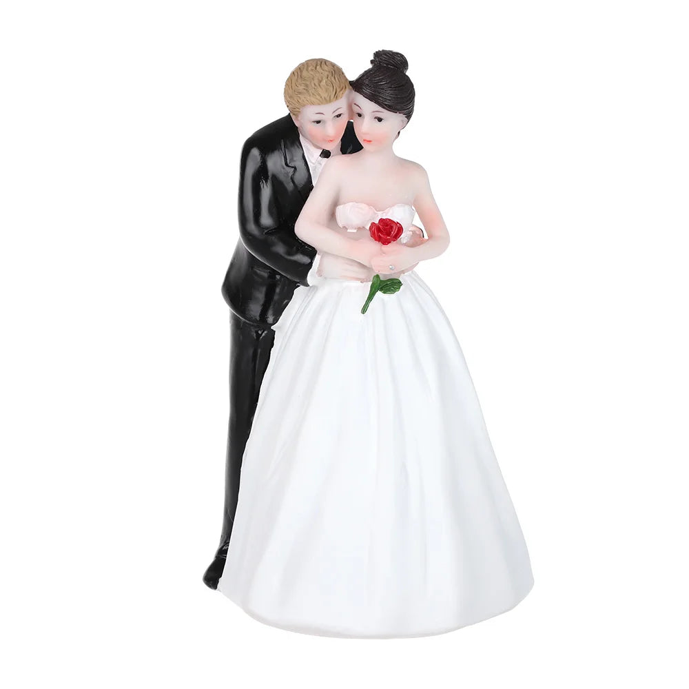 16 types Synthetic Resin Bride&Groom Couple Cake Topper Wedding Decoration Figurine Gift Valentine's Day Engagement Decor