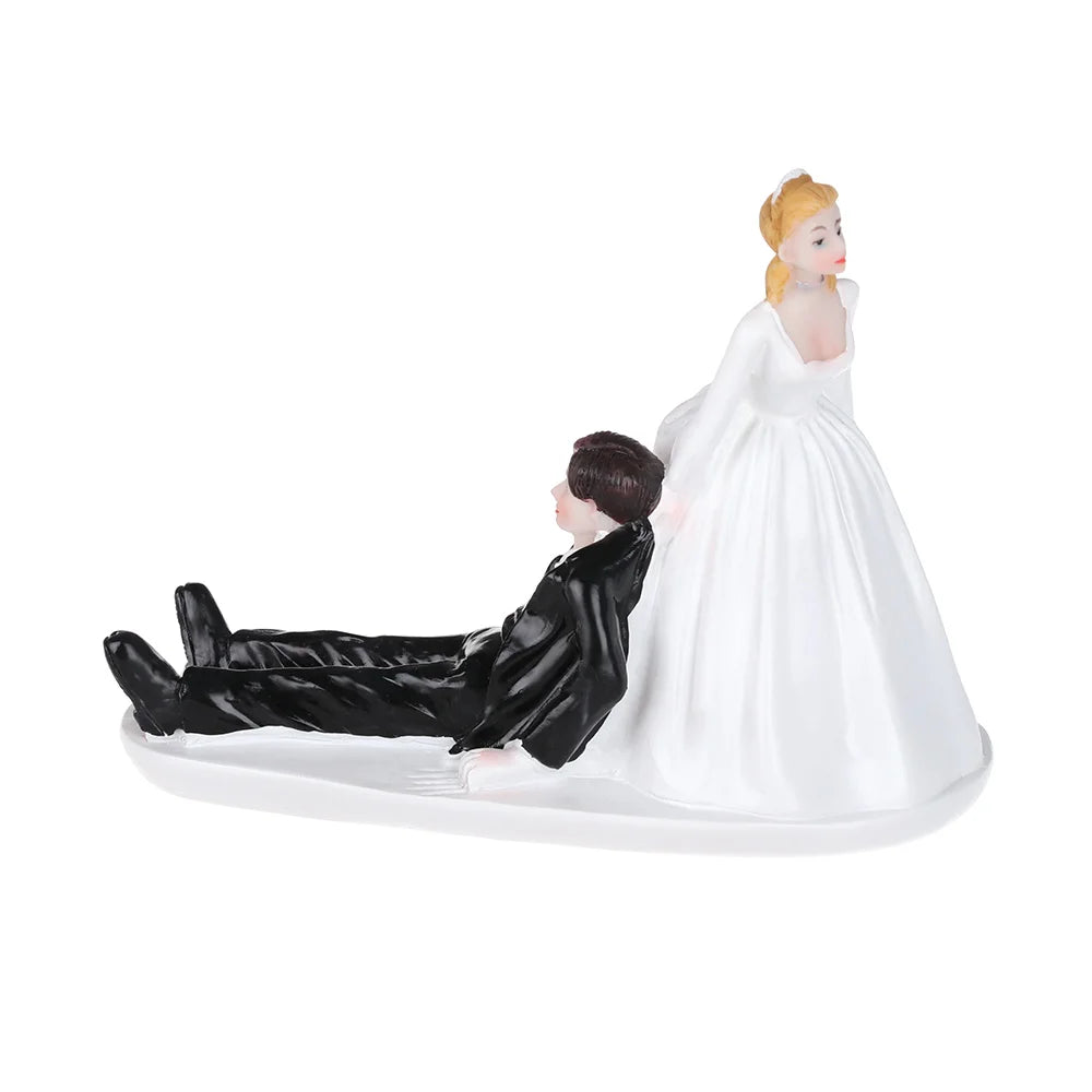 16 types Synthetic Resin Bride&Groom Couple Cake Topper Wedding Decoration Figurine Gift Valentine's Day Engagement Decor