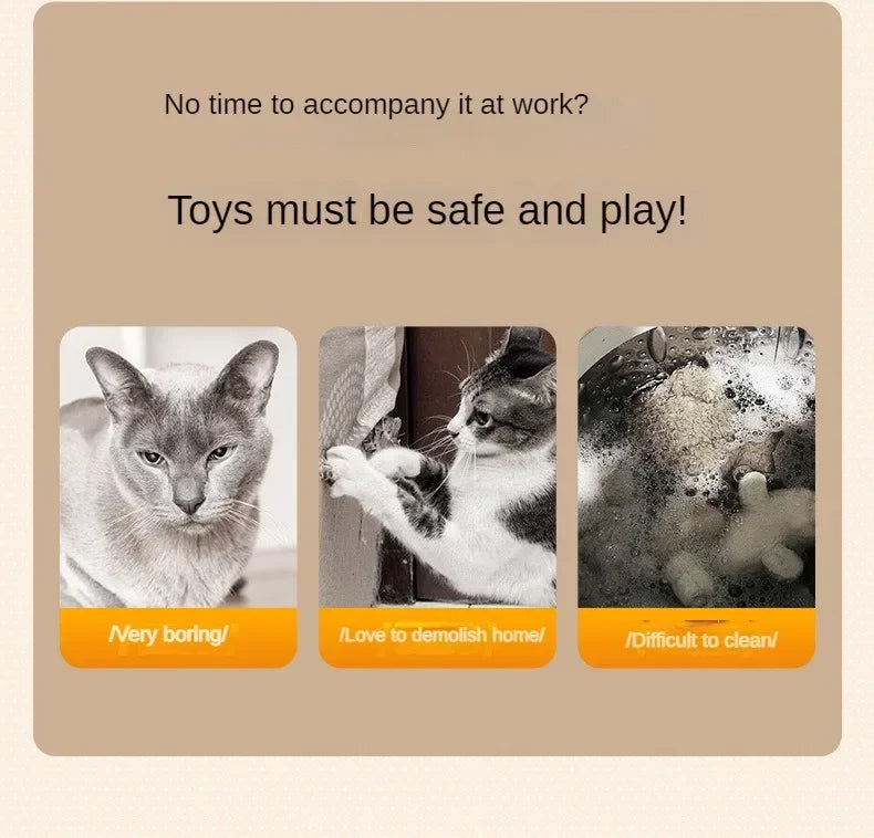 Cat Toys for Cats Ball Dog Toy Ball Electronic Interactive Pet Toy USB Automatic Moving Bouncing for Puppy Cat Products
