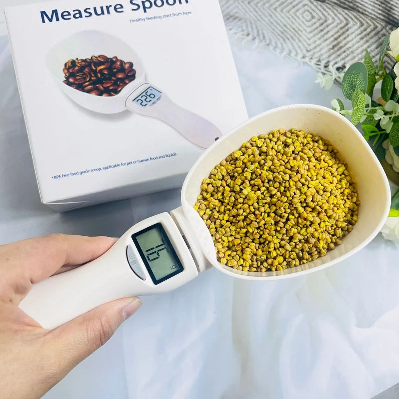 Kitchen Digital Food Measuring Spoon Scale Pet Food Measuring Spoon Scale Suitable For Cat And Dog Food Measuring Flour Spoon  ﻿