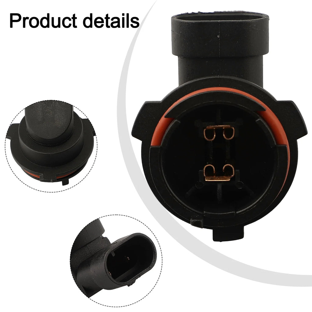 Car Headlight Holder H7 Car Headlight Bulb High Universality Fitment Wear-resistant ABS Material Anti-corrosion Car Maintenance