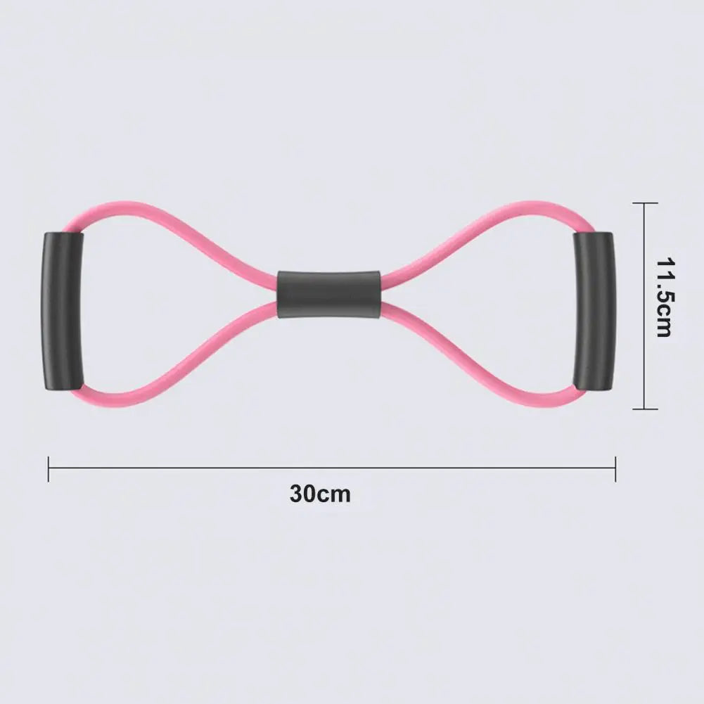 Exercise Rally Trendy Safe Yoga Rally Eight-character Home Fitness Elastic Band for Workout