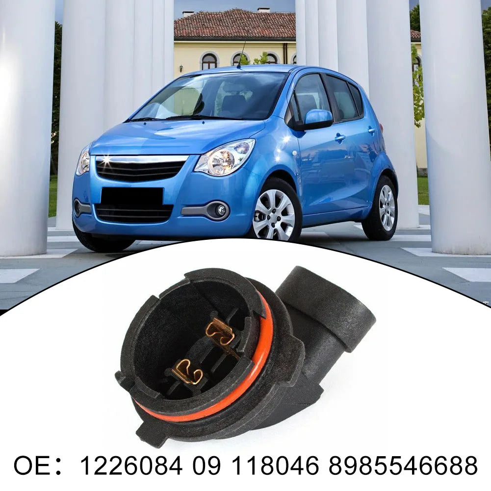 Car Headlight Holder H7 Car Headlight Bulb High Universality Fitment Wear-resistant ABS Material Anti-corrosion Car Maintenance