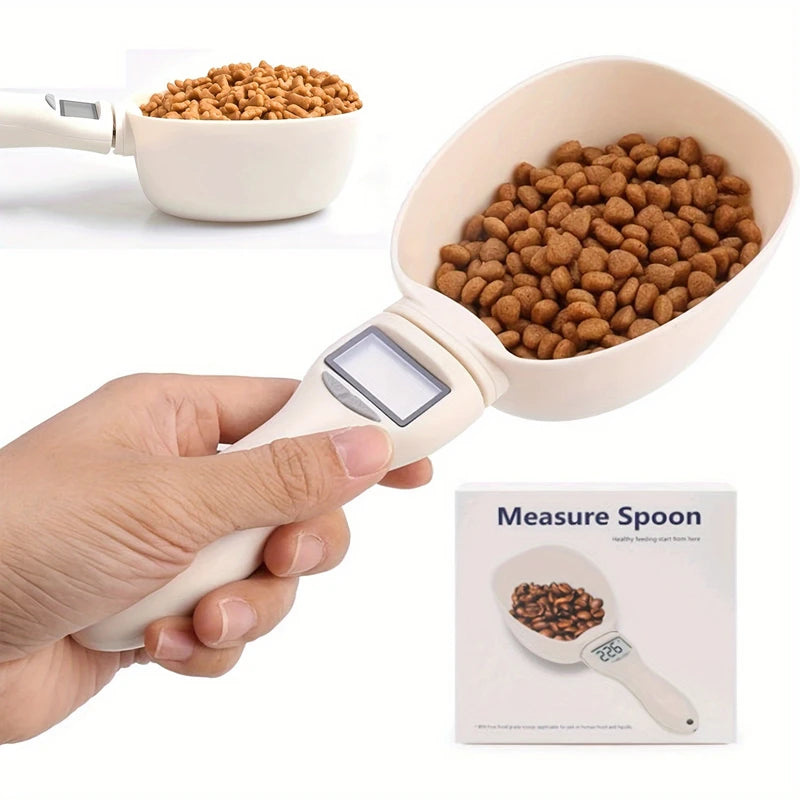 Kitchen Digital Food Measuring Spoon Scale Pet Food Measuring Spoon Scale Suitable For Cat And Dog Food Measuring Flour Spoon  ﻿