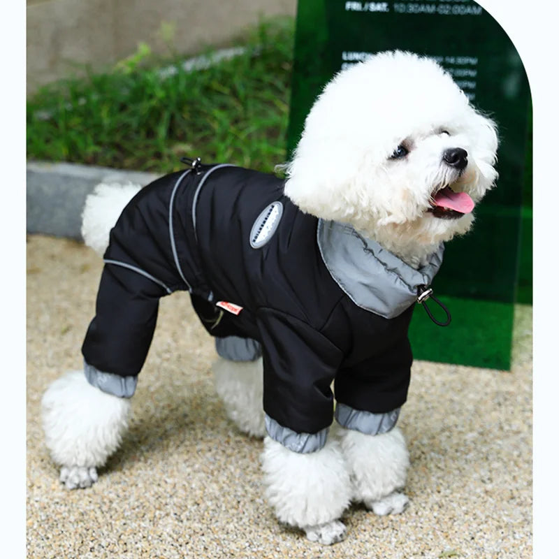 HOOPET Winter Pet Dogs Clothes Puppy Warm Jacket Small Medium Dog Reflective Coat Chihuahua Yorkies Pet Supplies