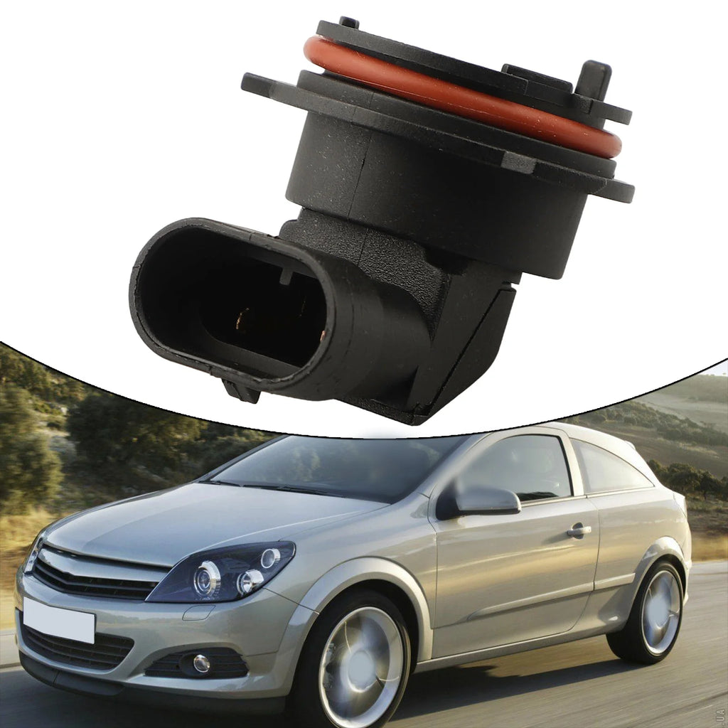 Car Headlight Holder H7 Car Headlight Bulb High Universality Fitment Wear-resistant ABS Material Anti-corrosion Car Maintenance