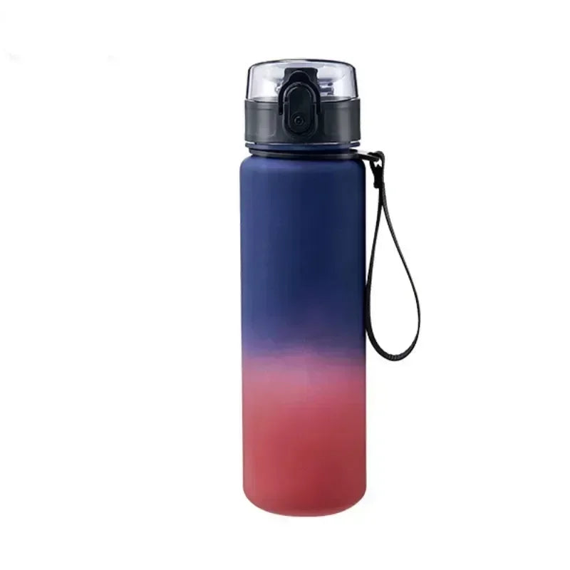 1 Liter Large Capacity Sports Water Bottle Leak Proof Colorful Plastic Cup Drinking Outdoor Travel Portable Gym Fitness Jugs