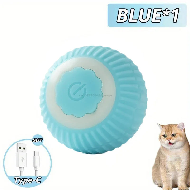Cat Toys for Cats Ball Dog Toy Ball Electronic Interactive Pet Toy USB Automatic Moving Bouncing for Puppy Cat Products