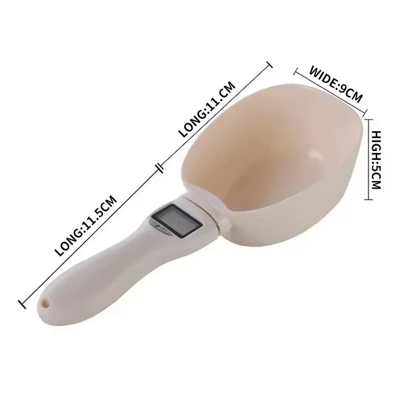 Kitchen Digital Food Measuring Spoon Scale Pet Food Measuring Spoon Scale Suitable For Cat And Dog Food Measuring Flour Spoon  ﻿