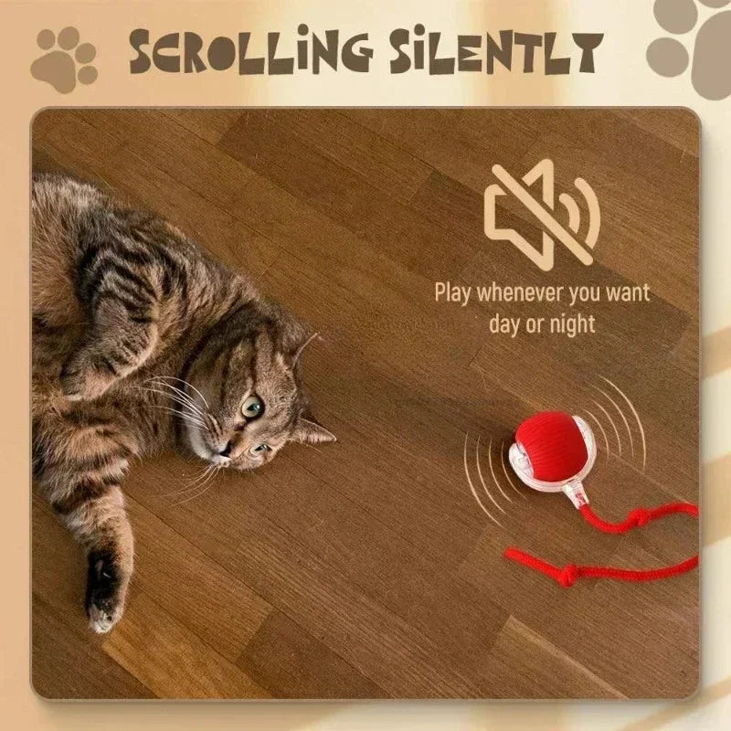 Cat Toys for Cats Ball Dog Toy Ball Electronic Interactive Pet Toy USB Automatic Moving Bouncing for Puppy Cat Products