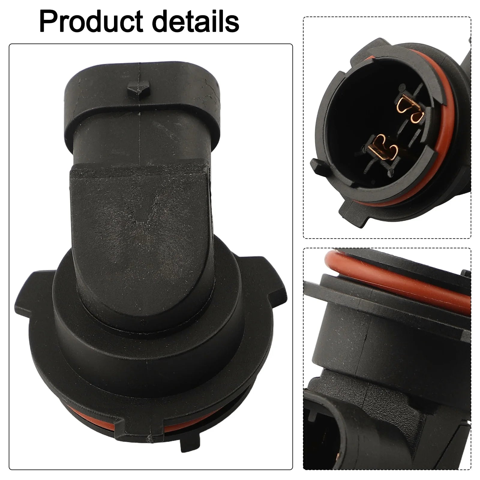 Car Headlight Holder H7 Car Headlight Bulb High Universality Fitment Wear-resistant ABS Material Anti-corrosion Car Maintenance