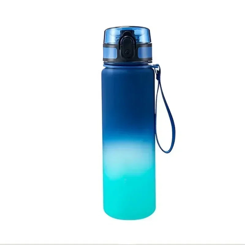 1 Liter Large Capacity Sports Water Bottle Leak Proof Colorful Plastic Cup Drinking Outdoor Travel Portable Gym Fitness Jugs