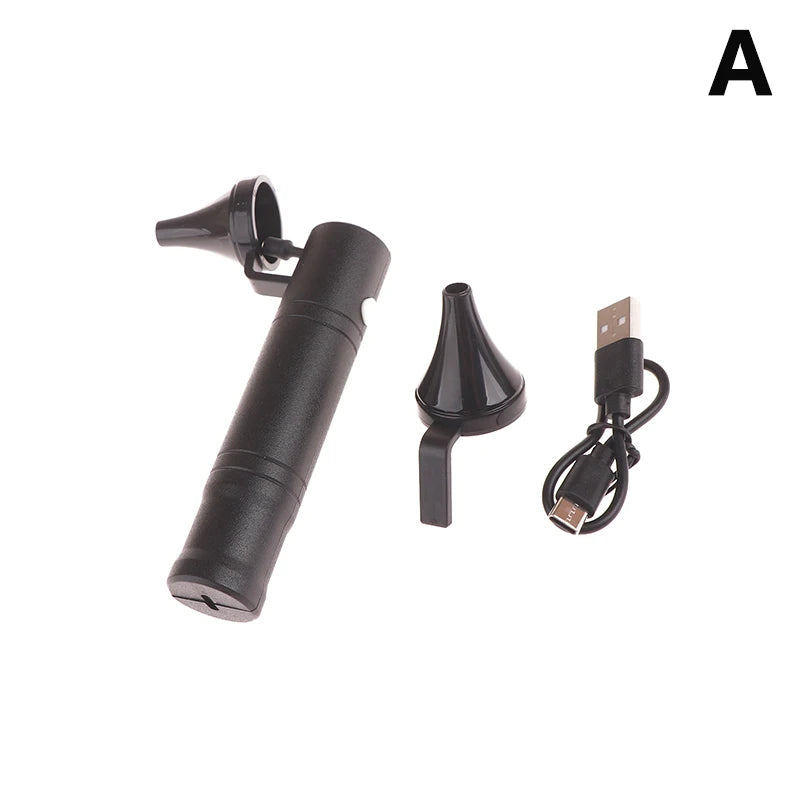 Ear Pick LED Hand Lamp Earwax Remover Lantern Light Earpick Nose Wax Cleaner Tweezer Otoscope Handheld Flashlight Tool